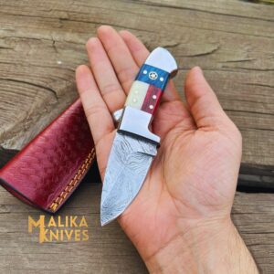 Premium EDC Flag Handle Skinner Knife – Compact, Durable & Razor-Sharp for Outdoor Enthusiasts-0025