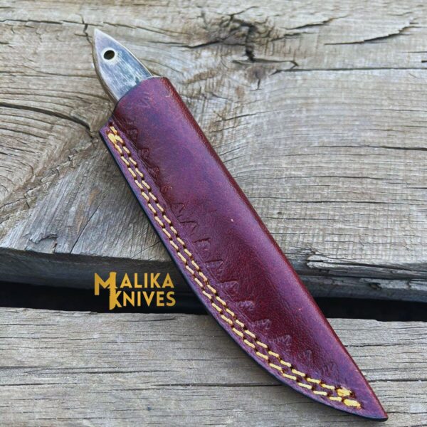 Ram Horn Skinner Knife-Sheath