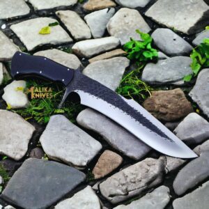 Handforged Tactical Bowie Knife with G10 Handle-0031