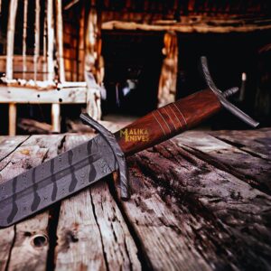 Custom Viking Sword With Damascus Pummel & Guard-910