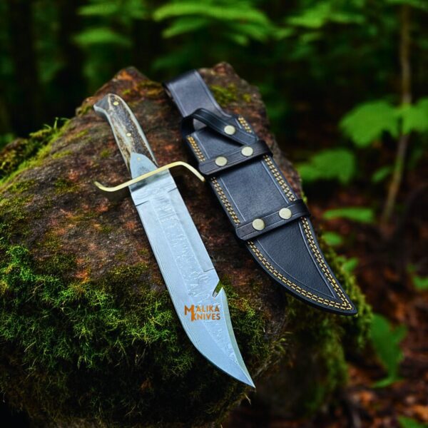 SS Damascus Bowie knife