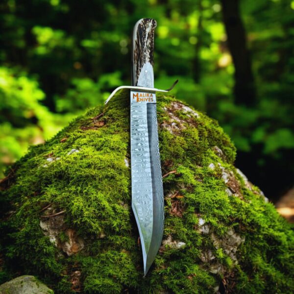 SS Damascus Bowie knife