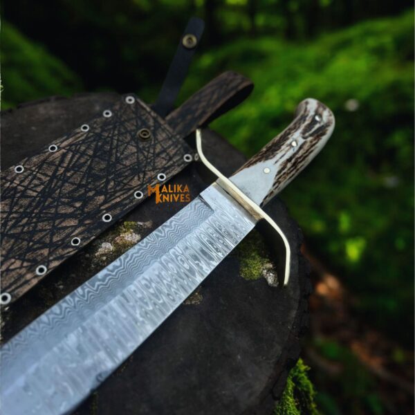 SS Damascus Bowie knife